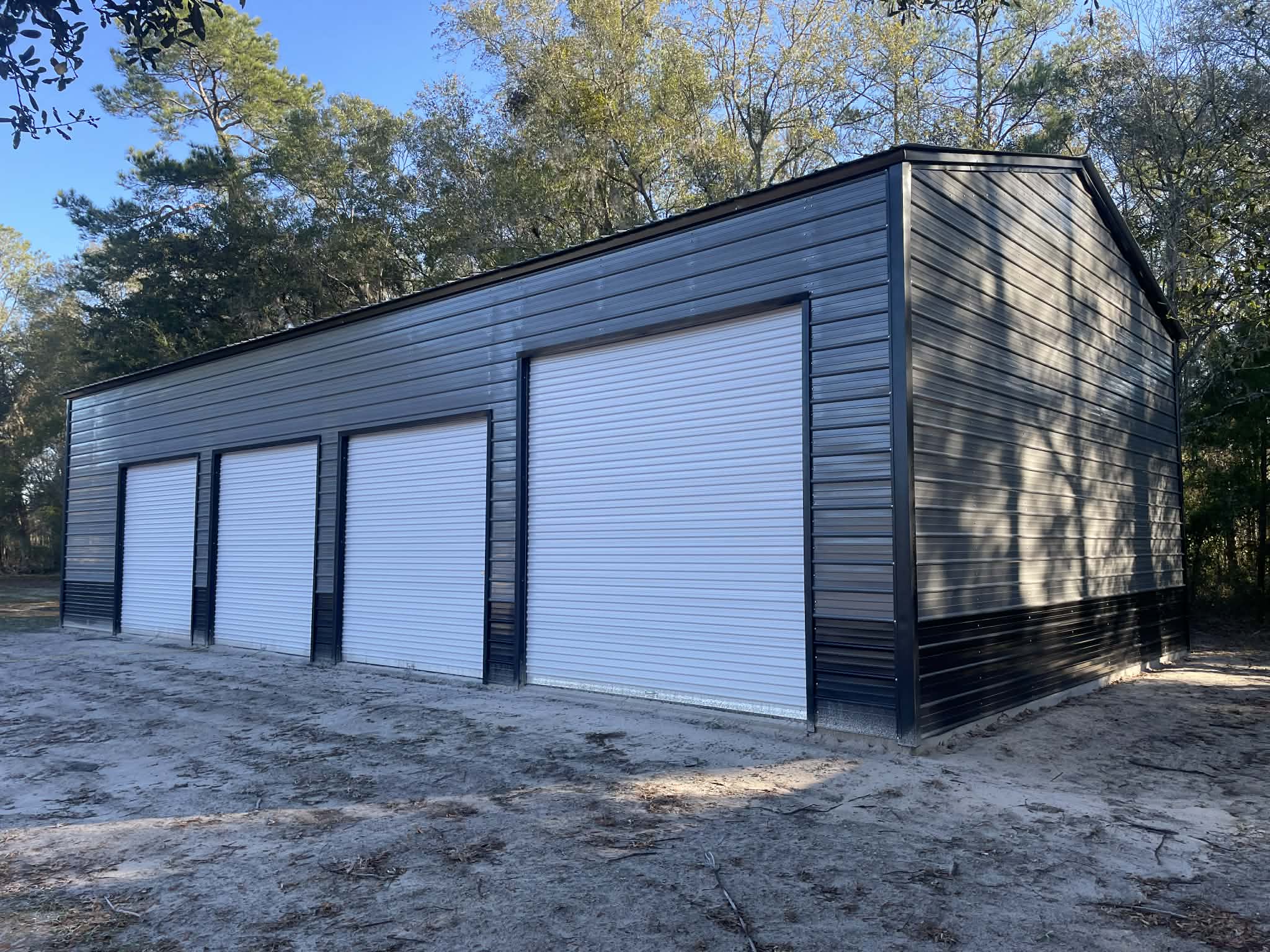 Steel Building Side View